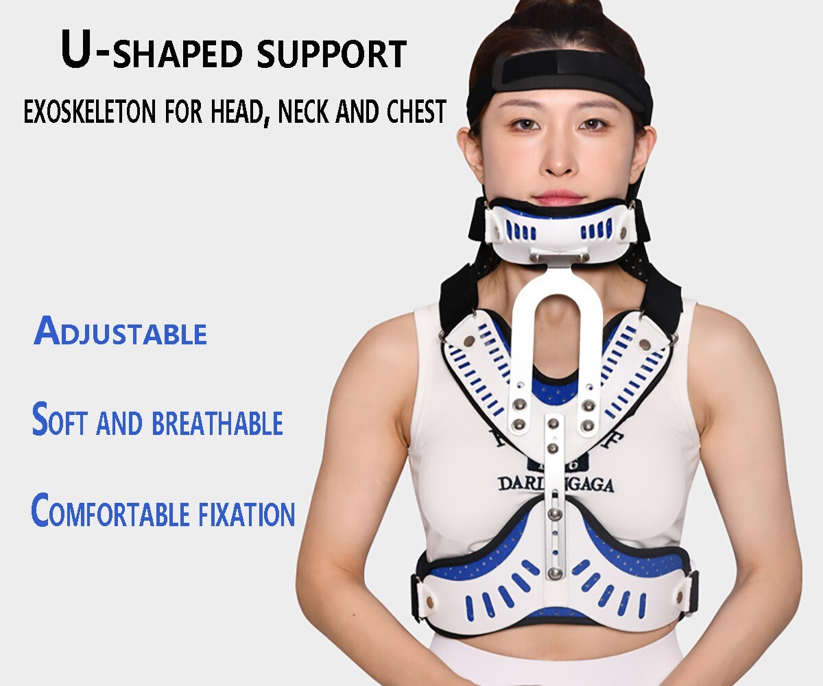 Medical-grade cervical traction, cervical spine support, pain relief treatment