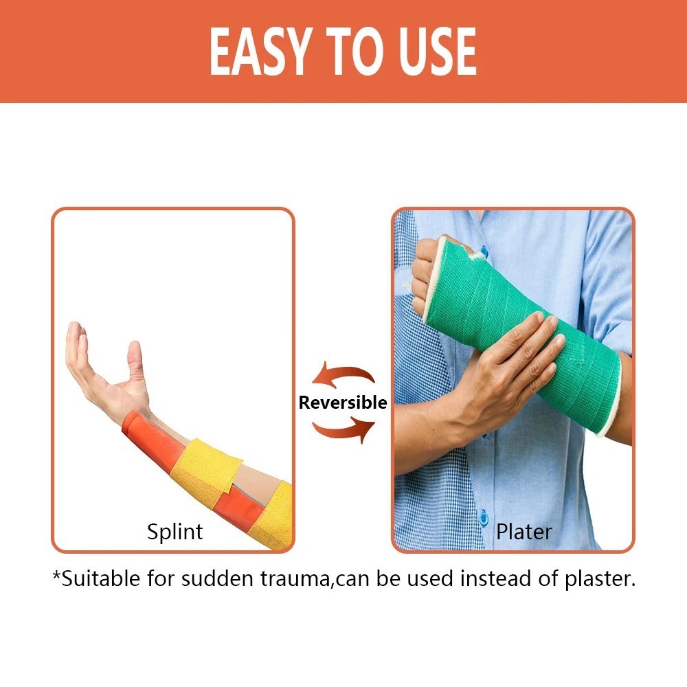 Orange Roll Splint – EMS EMT Lightweight Flexible Mold Splint 11×46 Roll- Orange