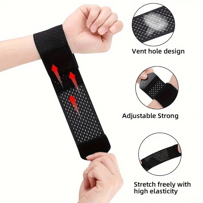 Adjustable Sports Wrist Band Brace Wrap Support Strap Carpal Tunnel Bandage