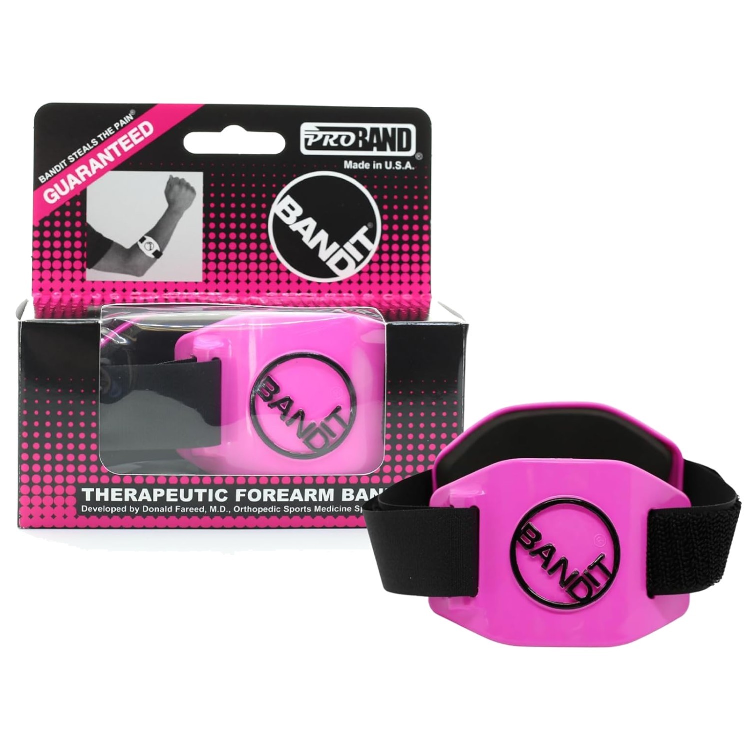 BandIT Pink Compression Arm Band – Pain Relief & Swelling