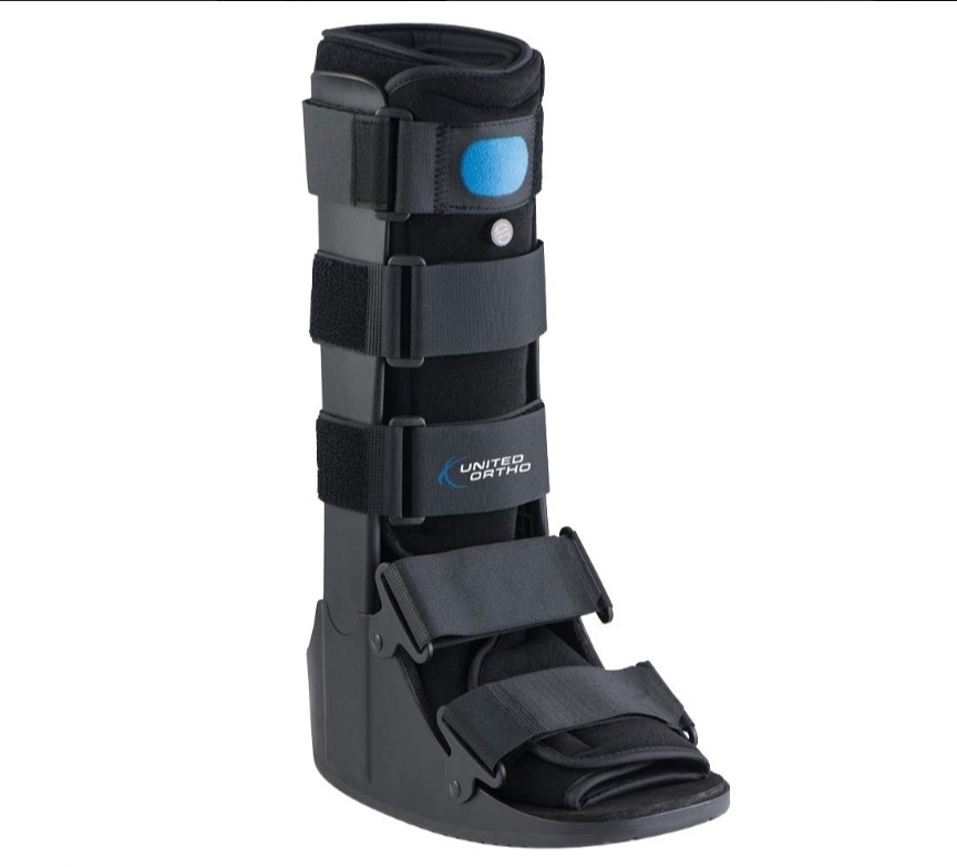 United Ortho Air Cam Walker Fracture Boot, Medium, Black (Medium (Pack of 1))