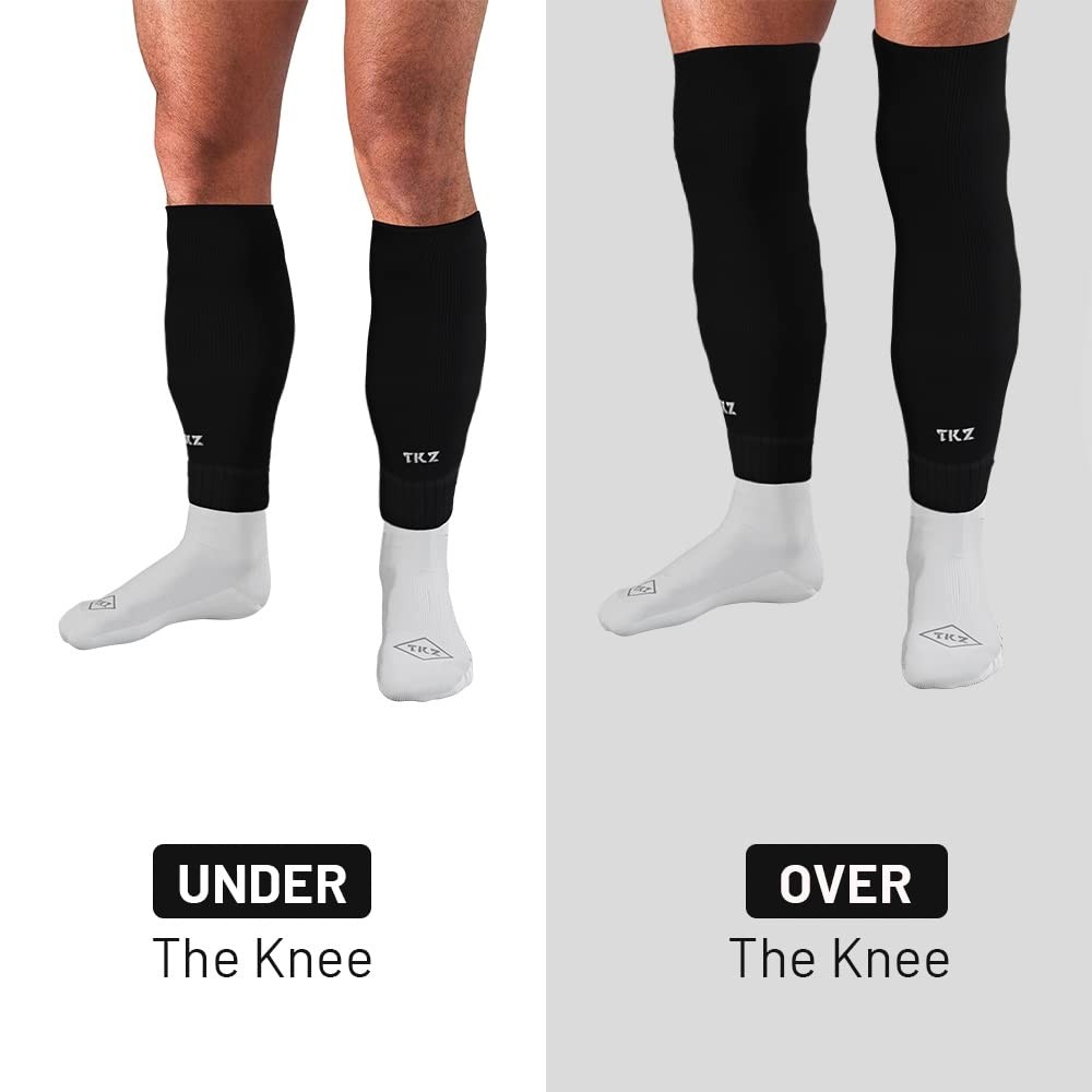 Tekkerz Leg Sleeves – Small, Medium, Extra Long (Orange, Youth) Youth, Orange
