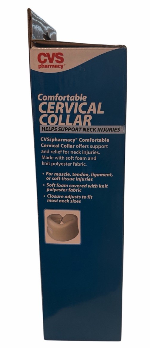 CVS Adult Adjustable Cervical Collar One Size Fits All New in Package