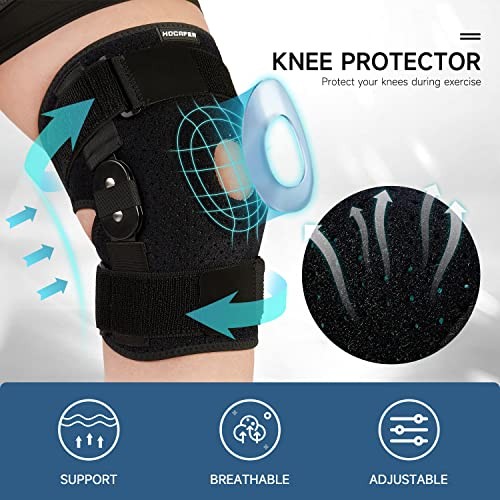 Plus Size Knee Brace XL-8XL,Stable Support of The Decompression 3XL-4XL Black