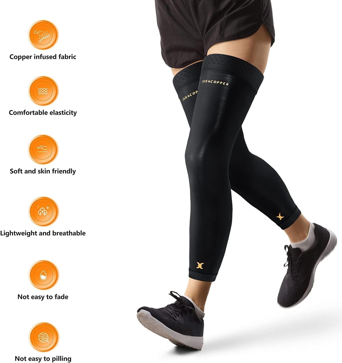 Compression Full Leg SleevesPair