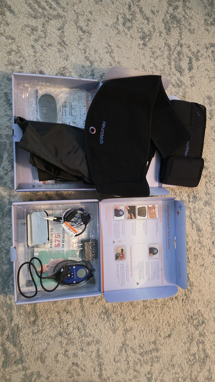Neurotech Plus TENS Unit + Back Pain Kit