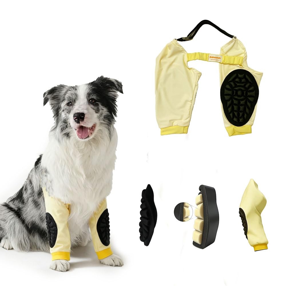 calmoomer Dog Elbow Brace – Front Leg Protector with Shoulder Strap, Anti-Lic…