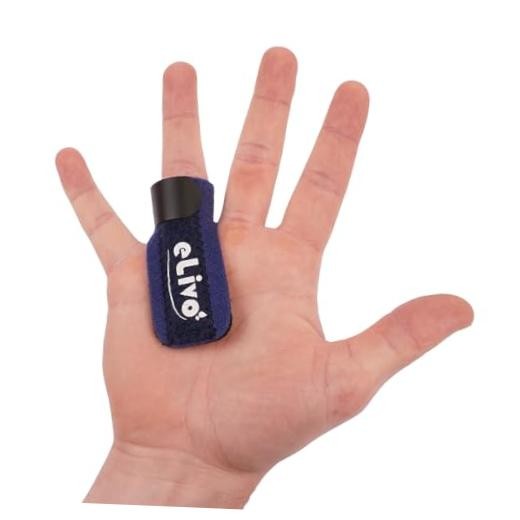 Elivo Finger Splint, Trigger Finger Support Brace for 1 Pack Single Strap