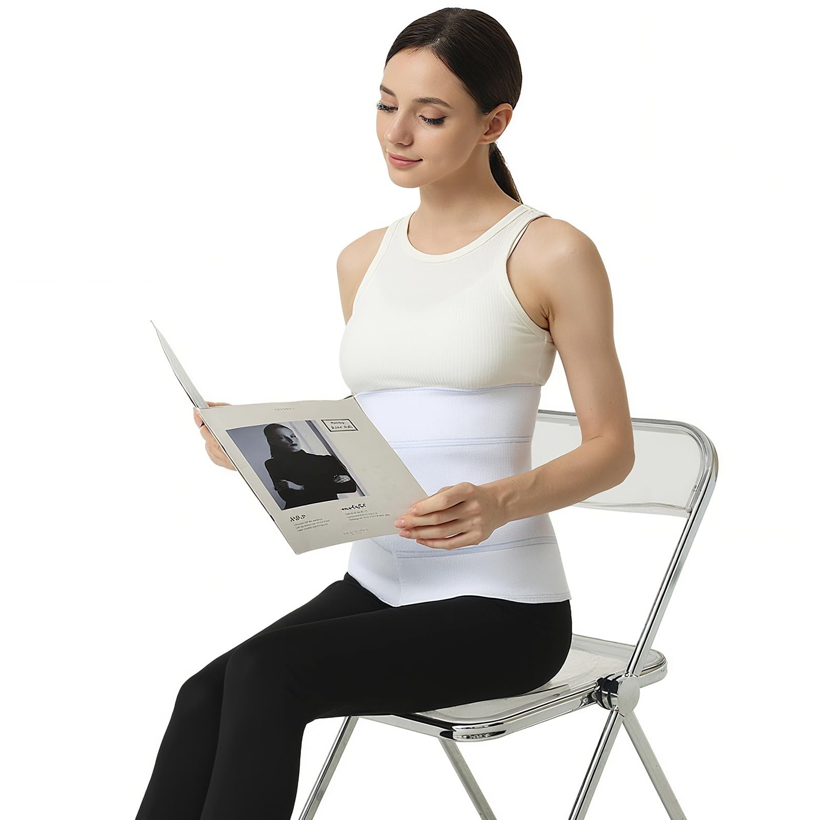 Abdominal Belt for Hernia, Diastasis Recti, Postpartum Wrap, Tummy Tuck, Slim…