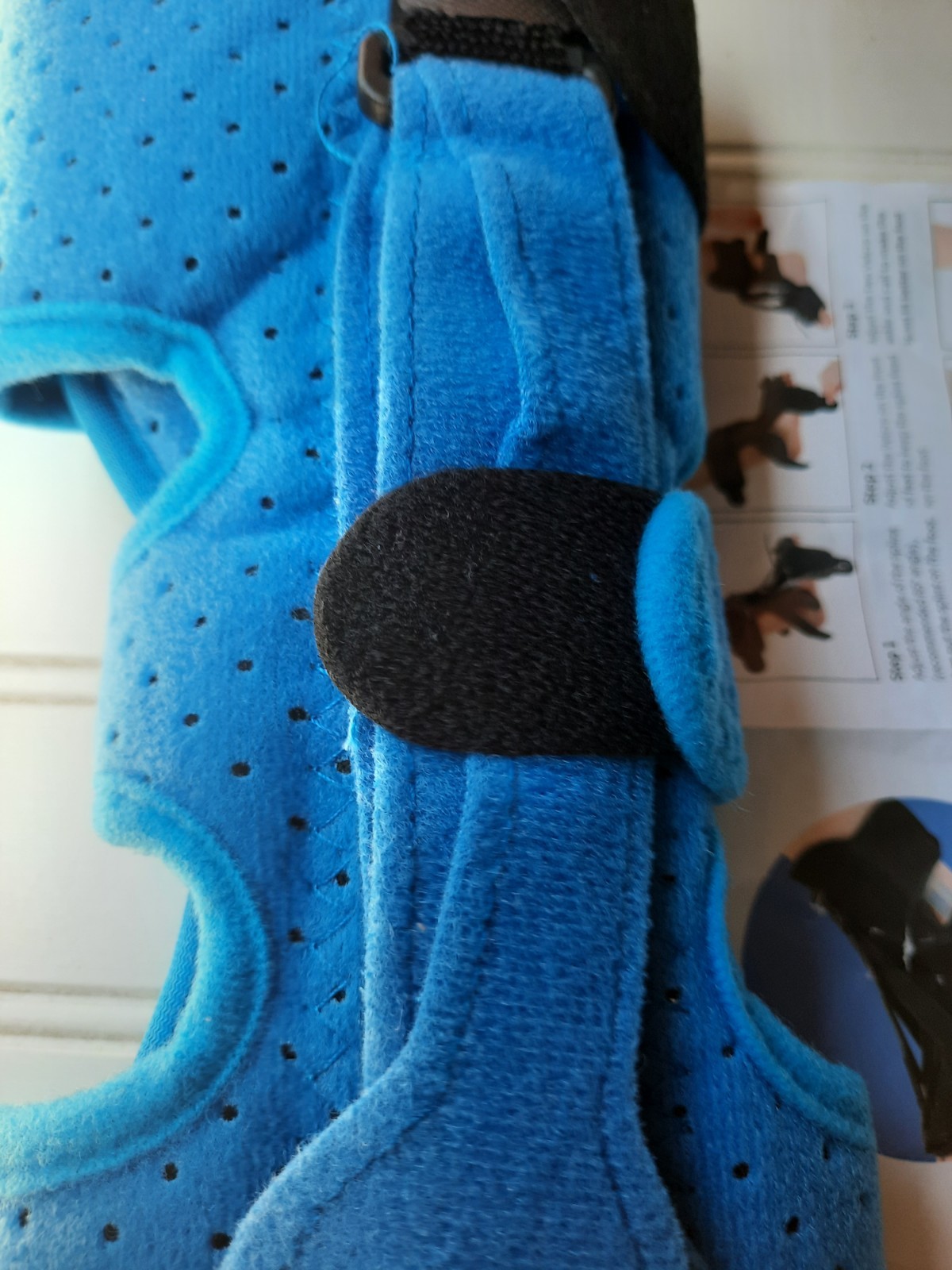 ANSUSIC Plantar Fasciitis Night Splint BLUE Unisex 3 Adjustable Straps NWOT