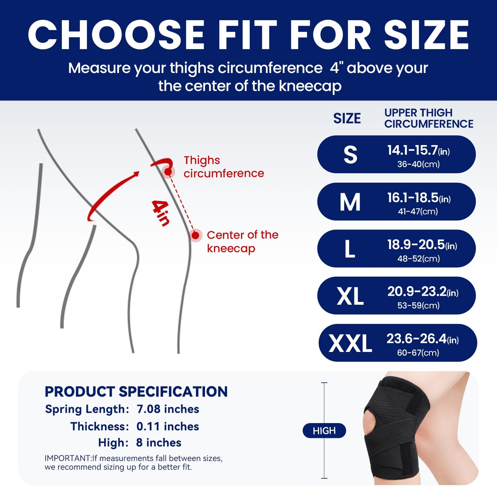 Breathable Knee Brace with Side Stabilizers for Meniscus Tear