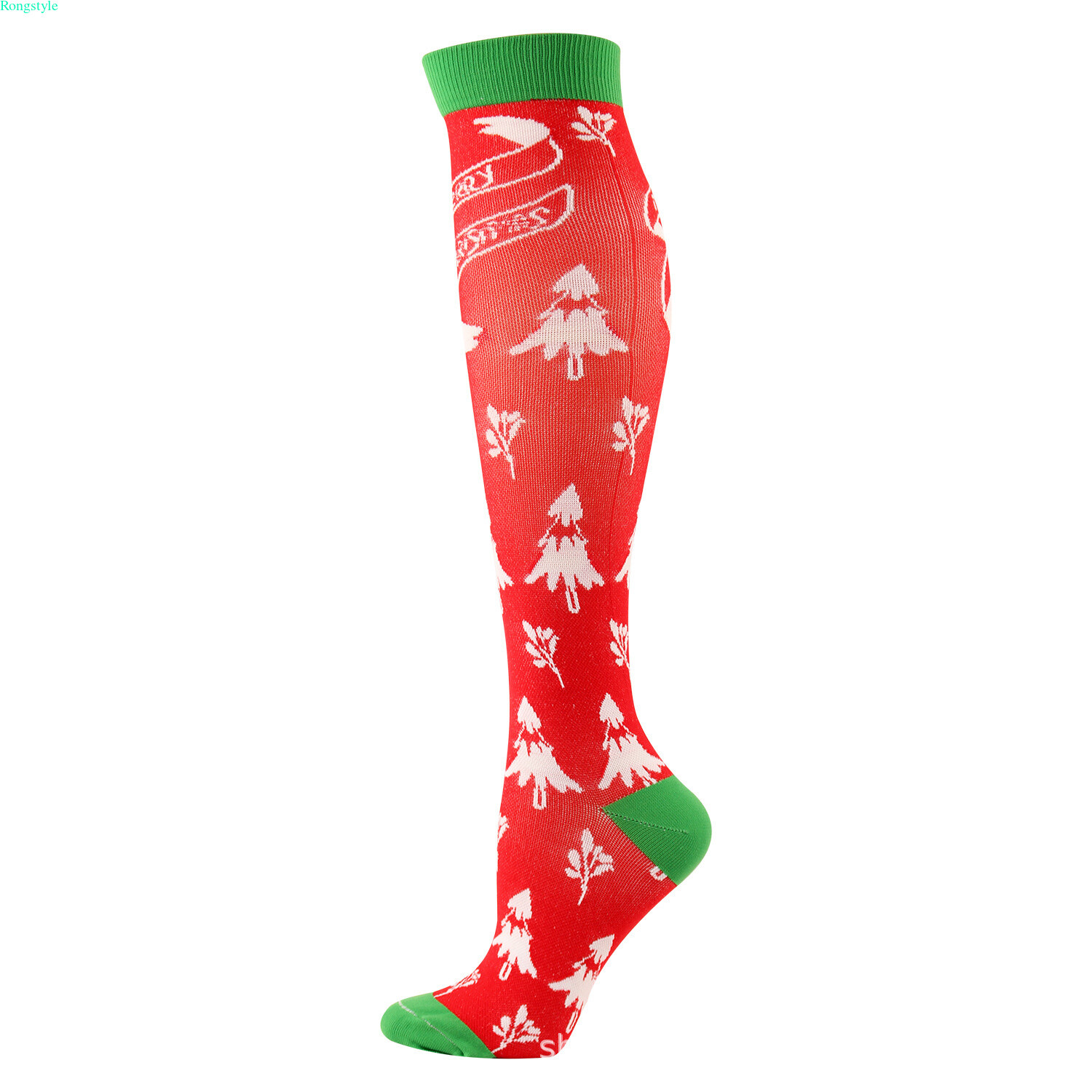 Compression Socks Stockings Womens Men Xmas Knee High Medical 20-30mmHG S/M-X/XL