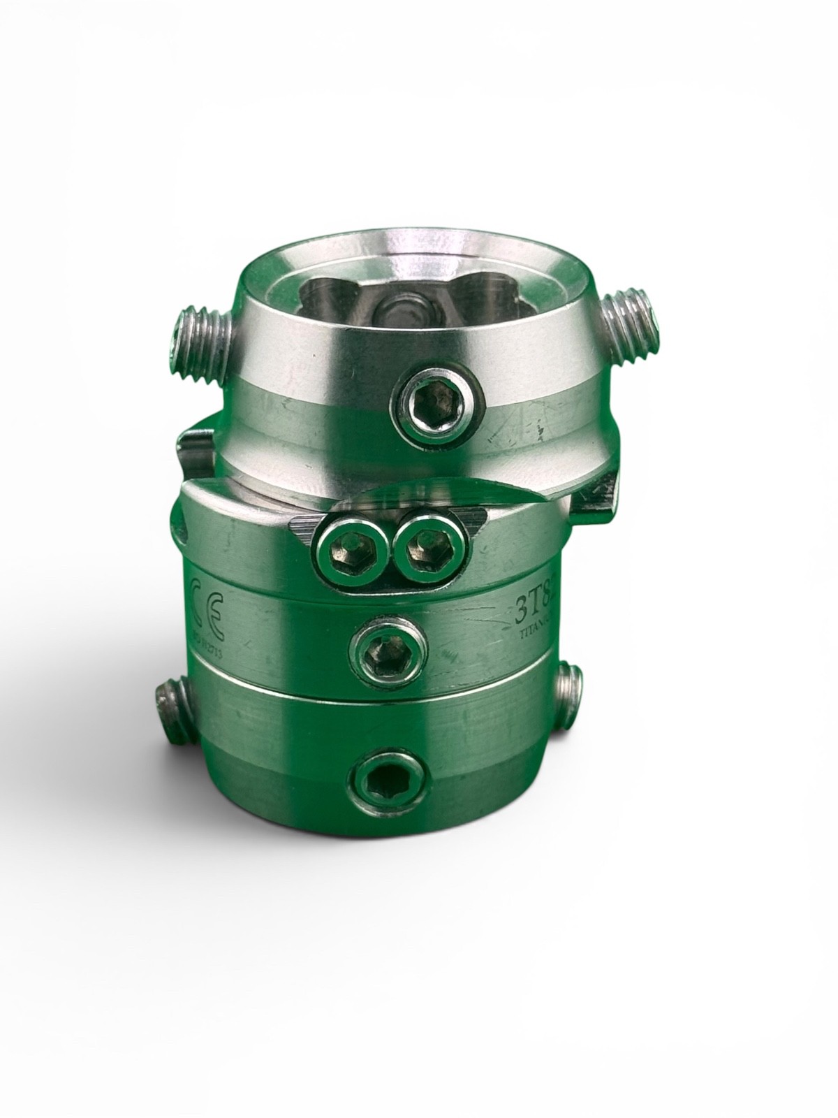 Medex titanium double receiver with rotation and offset. Titanium. 3T82