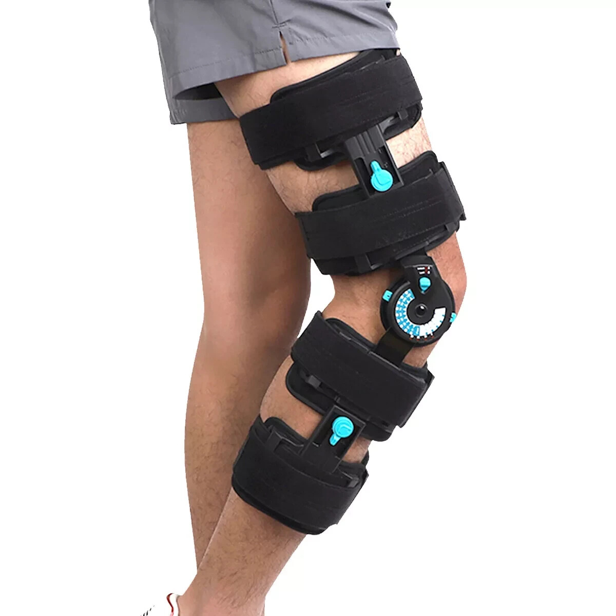 Hinged Post Op Knee Brace,Adjustable,Suitable for repairing ligament injuries