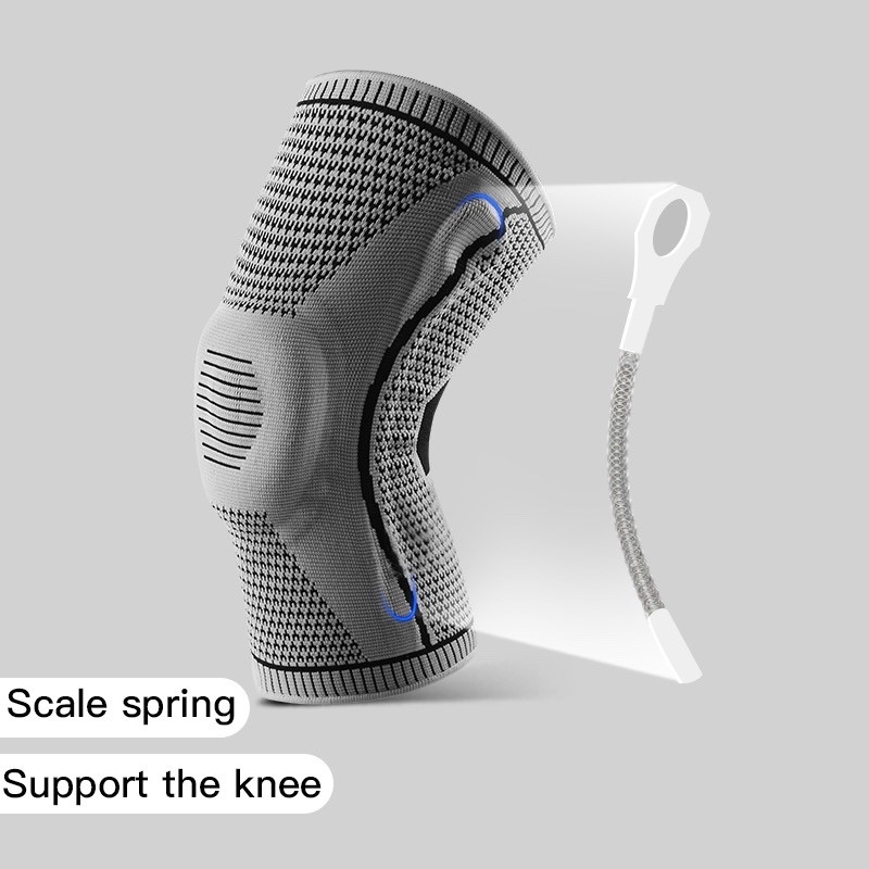 Knee Compression Sleeve Support Brace Patella Stabilizer for Sports Gym Running