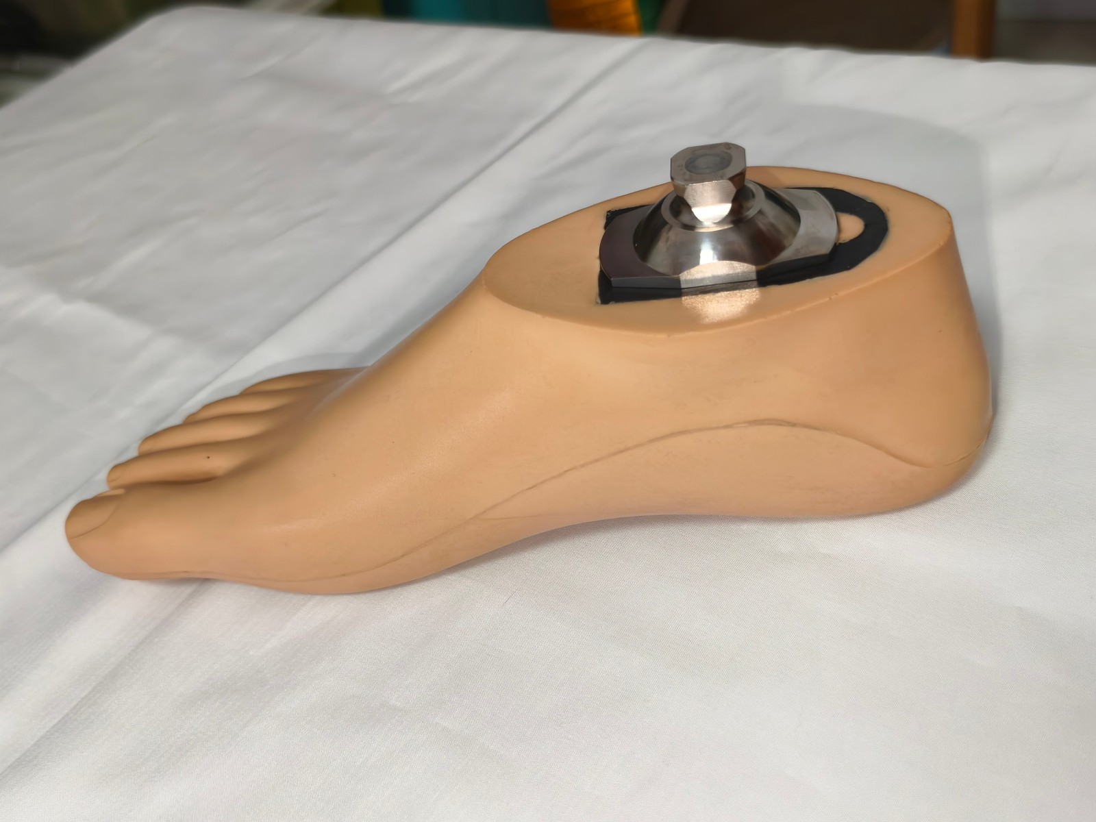 Waterproof SACH Prosthetic Foot w/ Carbon Fiber Keel 22-28cm L/R