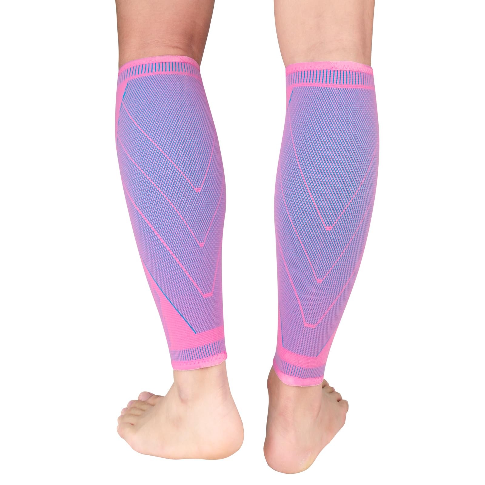 Calf Compression Sleeves for Men & Women (1 Pair), Footless Compression Socks…
