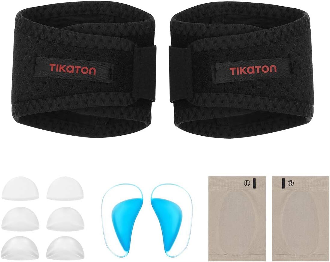 Tikaton Arch Support Brace 12 PCS Adjust Plantar Fasciitis Cushions Pain Relief