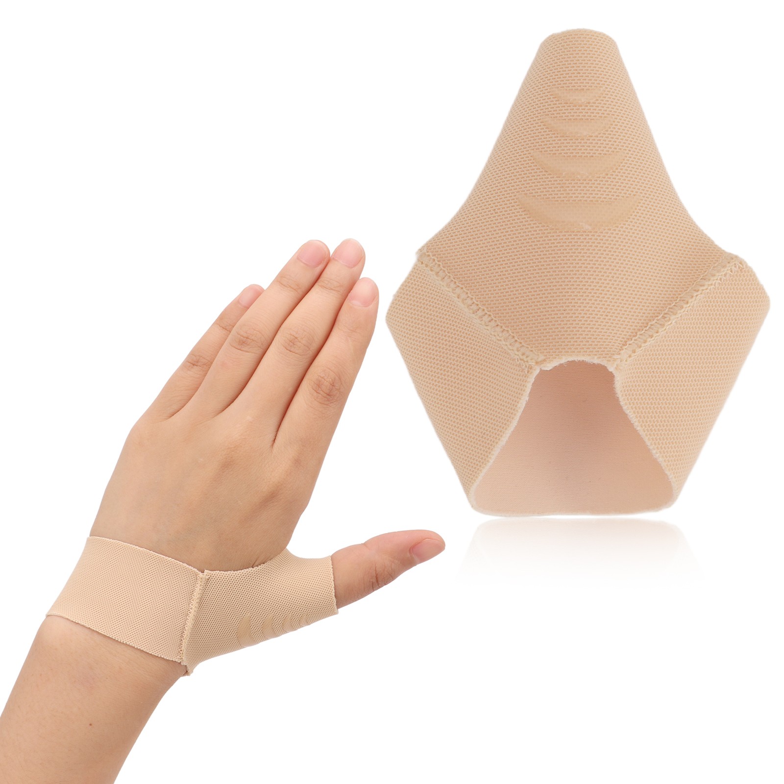 L Elastic Thumb Support Brace Thumb Gloves for Dancing Volleyball Yoga Sport WT