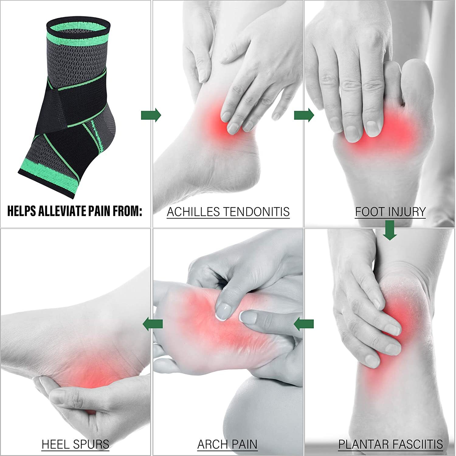 Tobilleras De Medias Deportivas Para Mujer Hombre Basketbal Peso Gym Ortopedica.