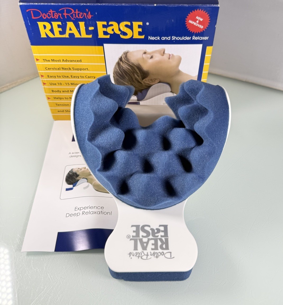 Doctor Riter’s Real Ease Neck Shoulder Relaxer Cervical Support – New & Improved