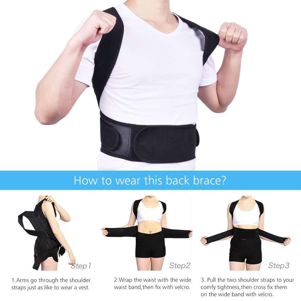 Posture correction (S,L &XL) sizes (Message for size)