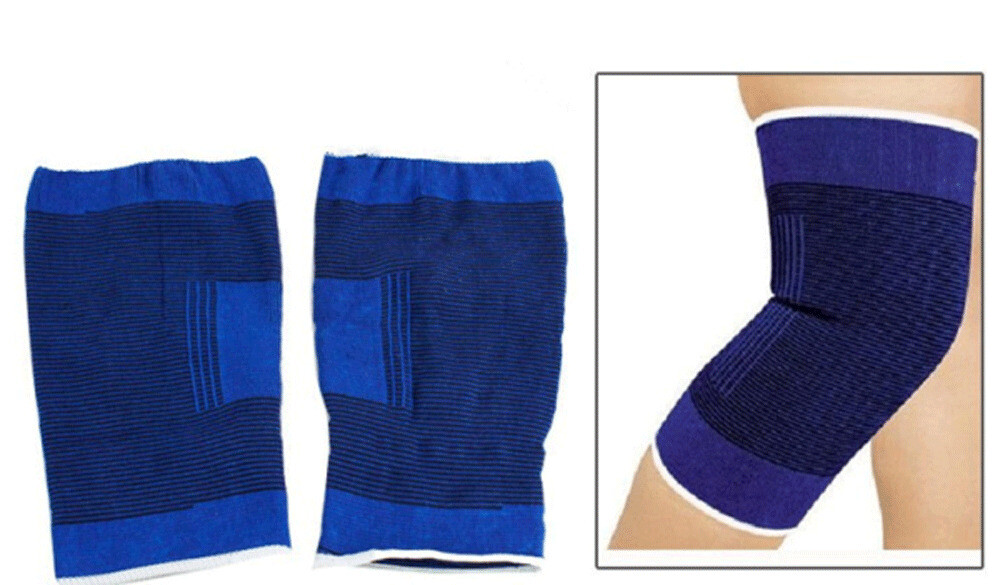 2PC Knee Sleeve Compression Brace Core Support Arthritic Sports Pain Relief NGL