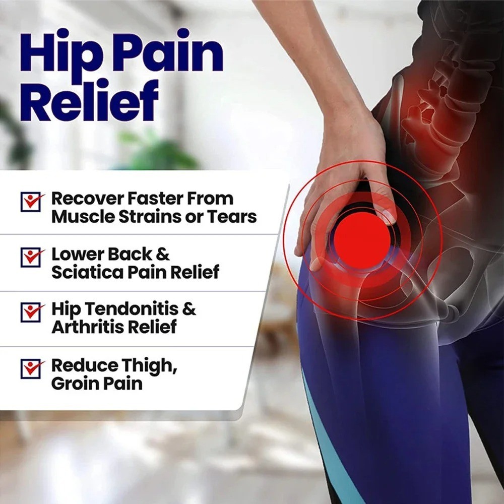 1pcs Groin Support, Groin Compression Wrap for Hip Flexor Brace, Adjustable Scia