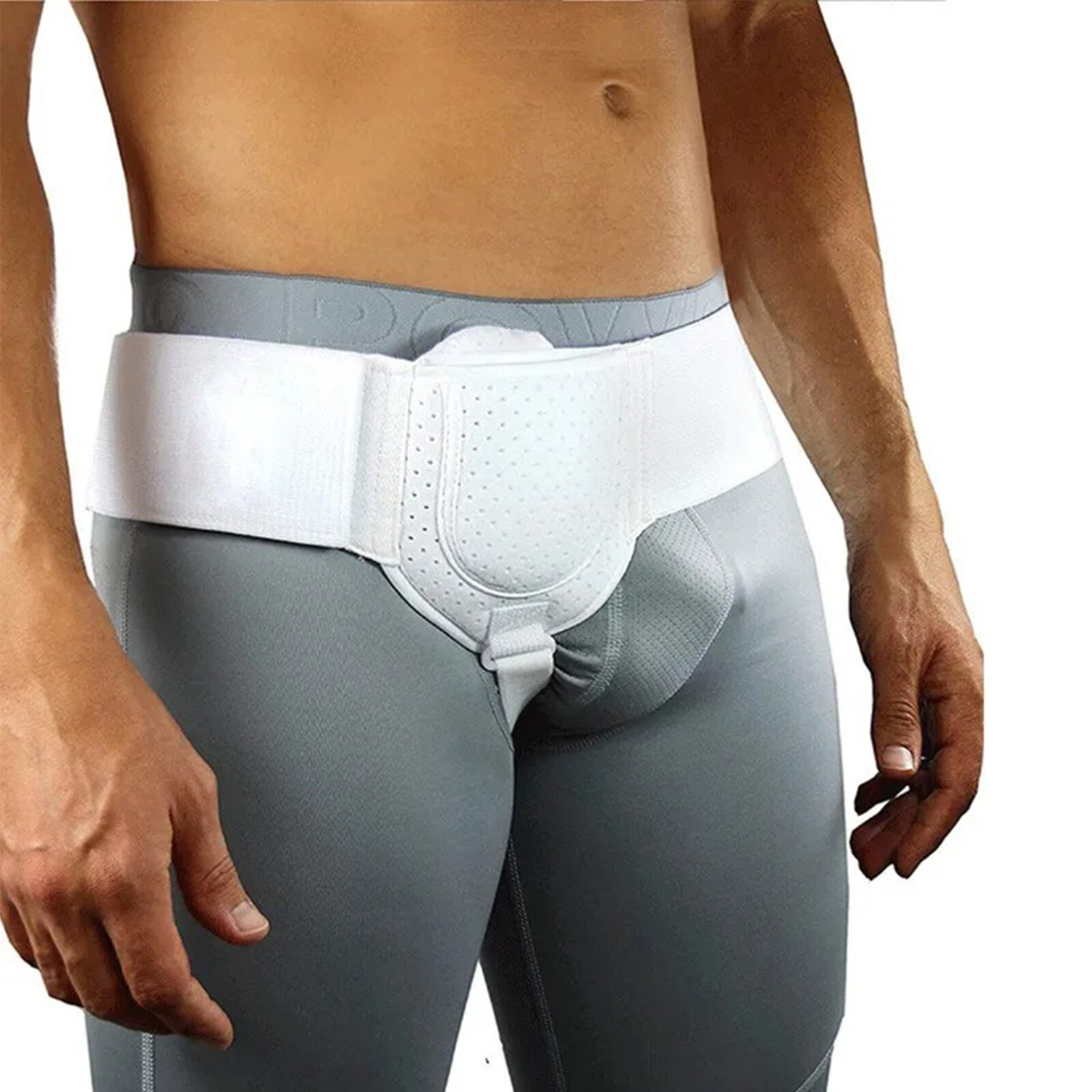 Removable Inguinal Groin Hernia Belt for Men Abdominal Groin Support Truss Brace