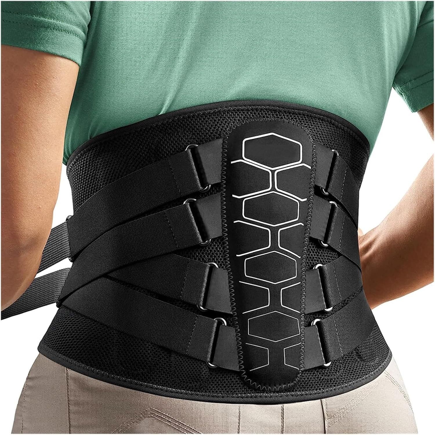 Adjustable Lower Back Brace Lumbar Support Waist Belt For Men Women Pain Relief
