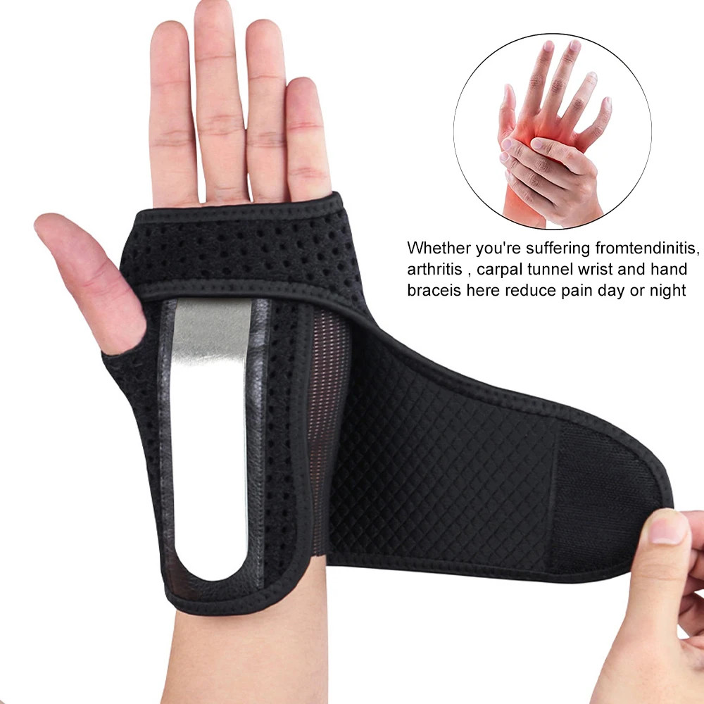 Adjustable Wrist Brace Tunnel Support Splint Hand Compression Night Wrap 1 Pc