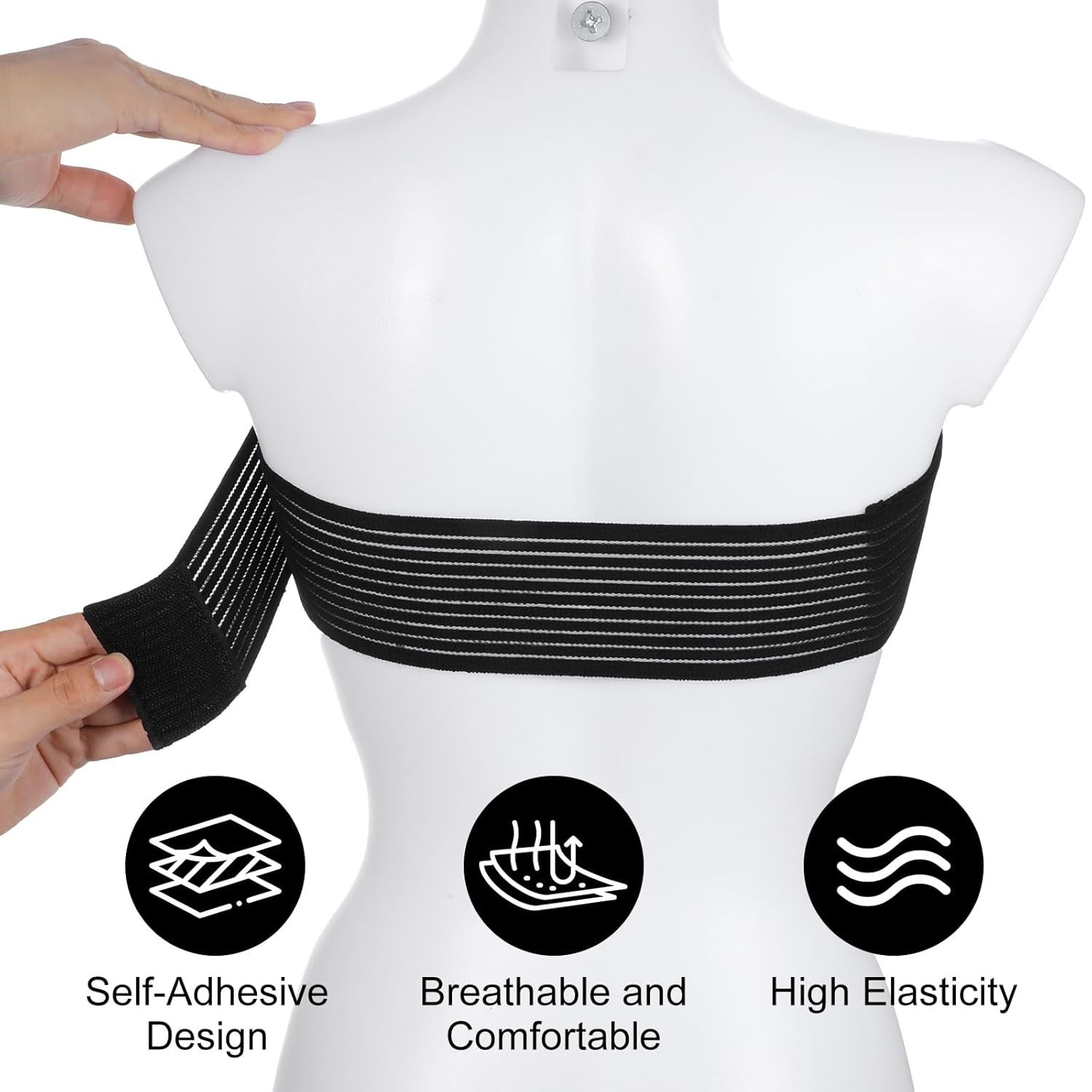 Versatile Chest Support Strap for Ideal Breast Augmentation & Exercise Recovery