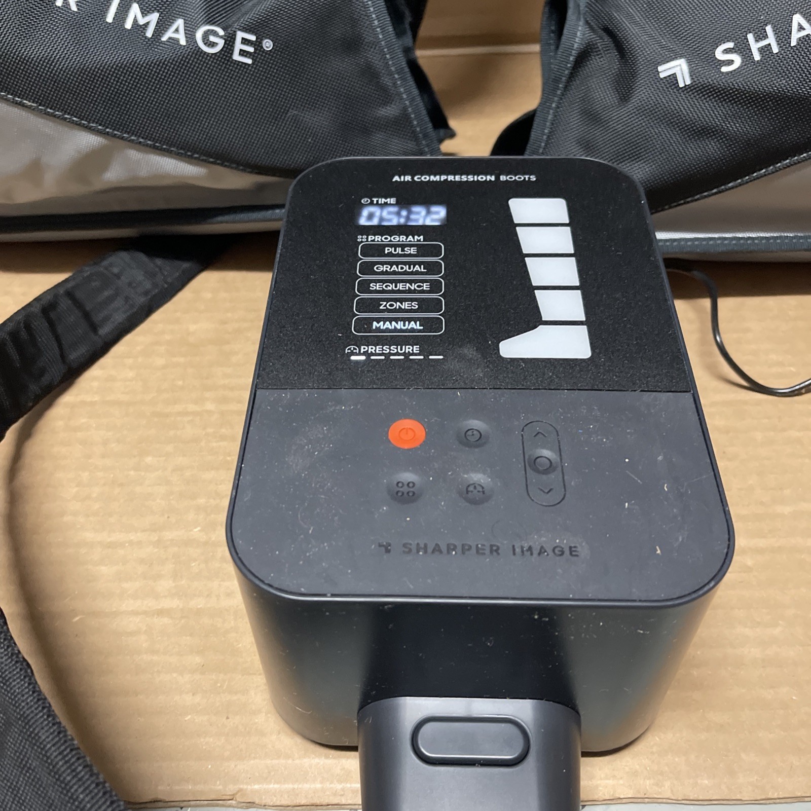 Sharper Image Small Medium Targeted Air Compression Boots 5 Levels 25″ – 31″