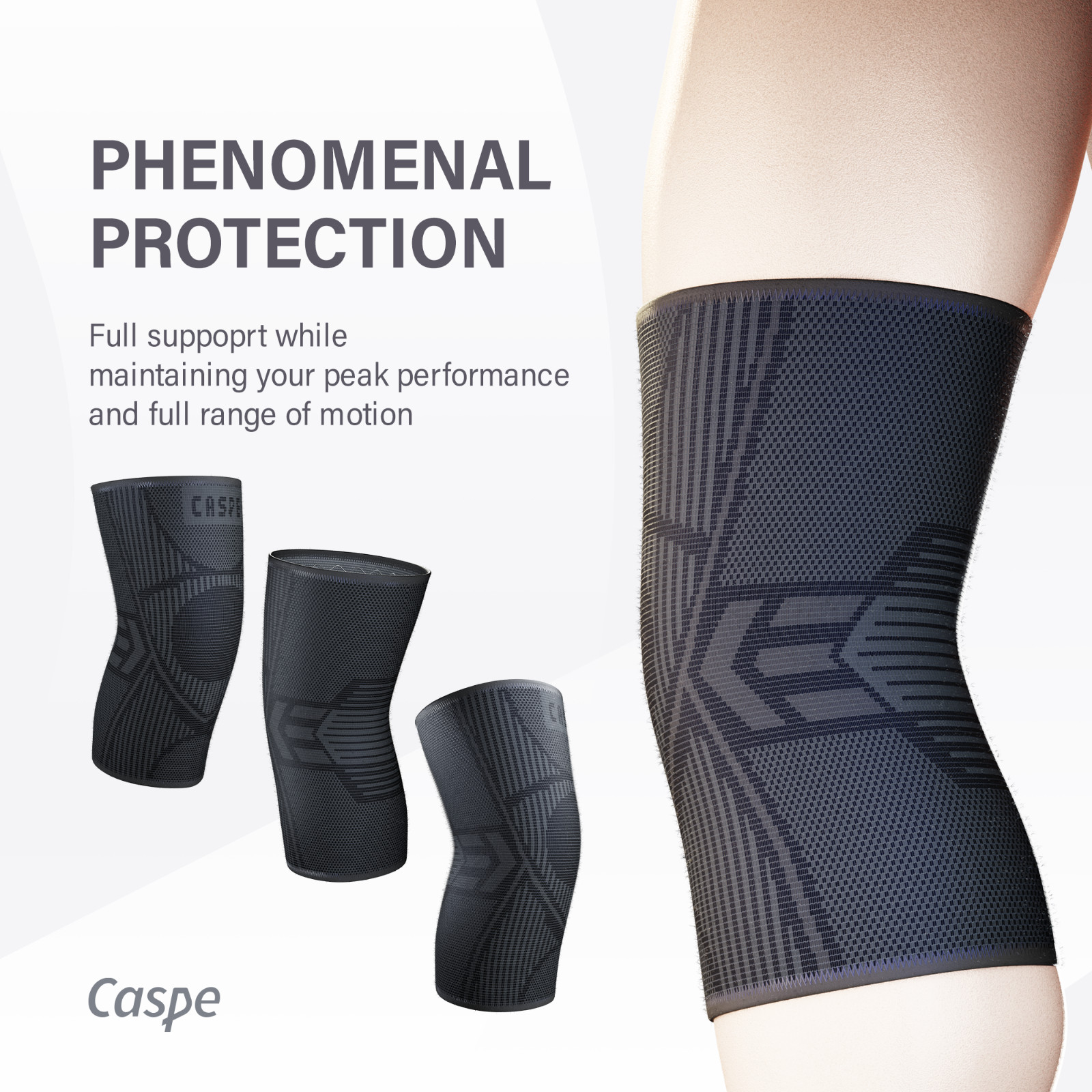 2-Pack Knee Sleeve Compression Brace Support Sport Joint Pain Arthritis Relief