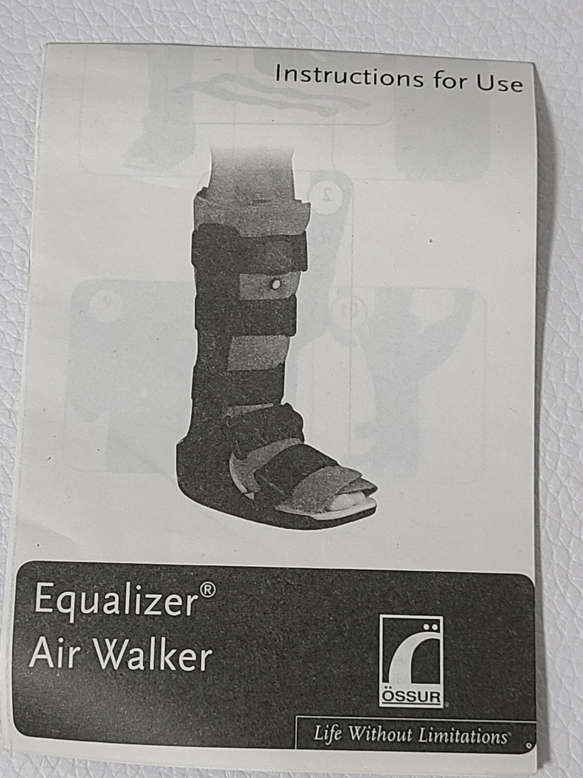 Ossur Walker Boot Equalizer Air Walker Medium Left or Right Foot Adult USED