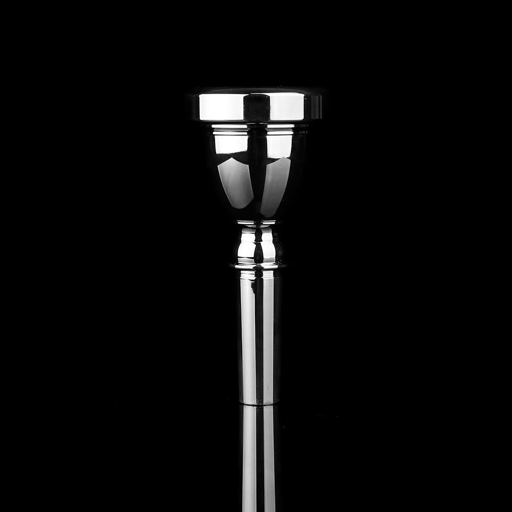Standard Tuba Mouthpiece Silver Plated Fits Size 22