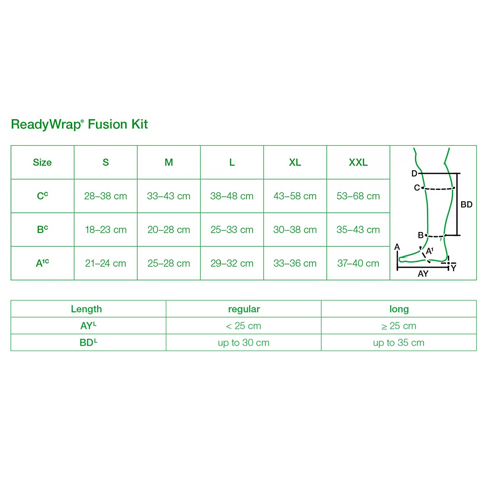 READYWRAP ReadyWrap Black XL Long Length Fusion Kit (154911)