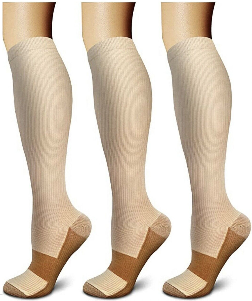 Compression Socks Stockings Womens Mens Knee High Medical 20-30 mmHG S/M-X/XL AI