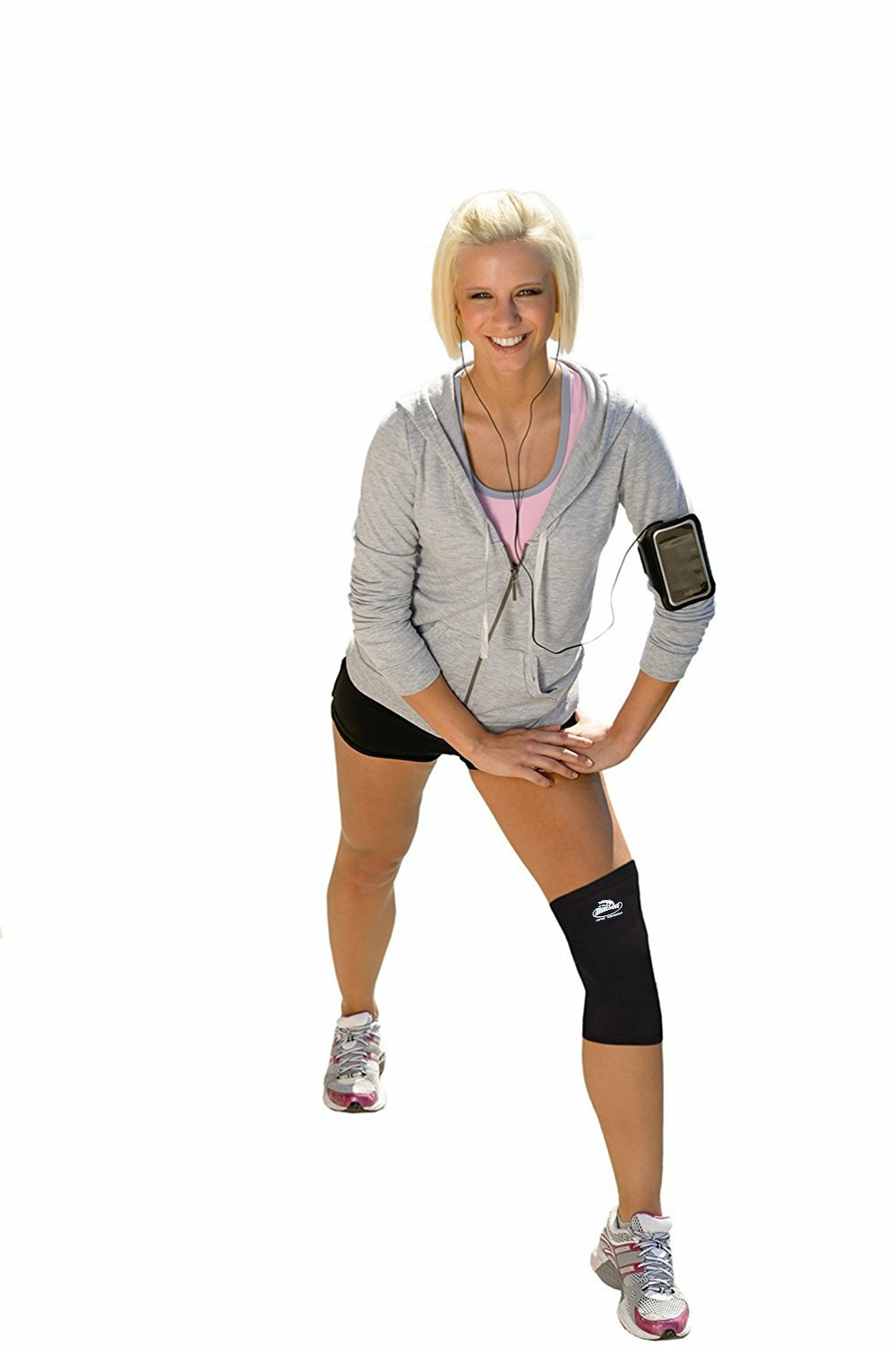 Copper Knee Compression Sleeve Sport Joint Pain Relief Arthritis Size S – 1 Pair