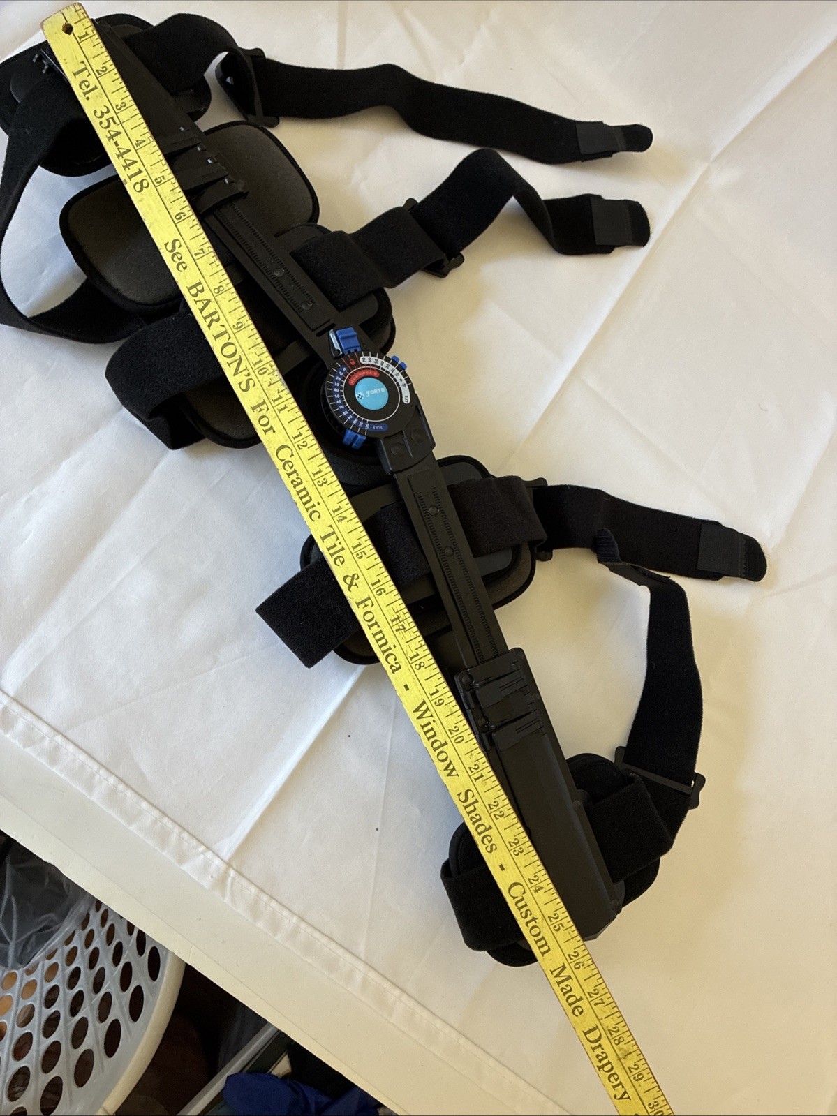 Forte ROM Post-Op Knee Brace Adjustable Hinged Left Right Leg