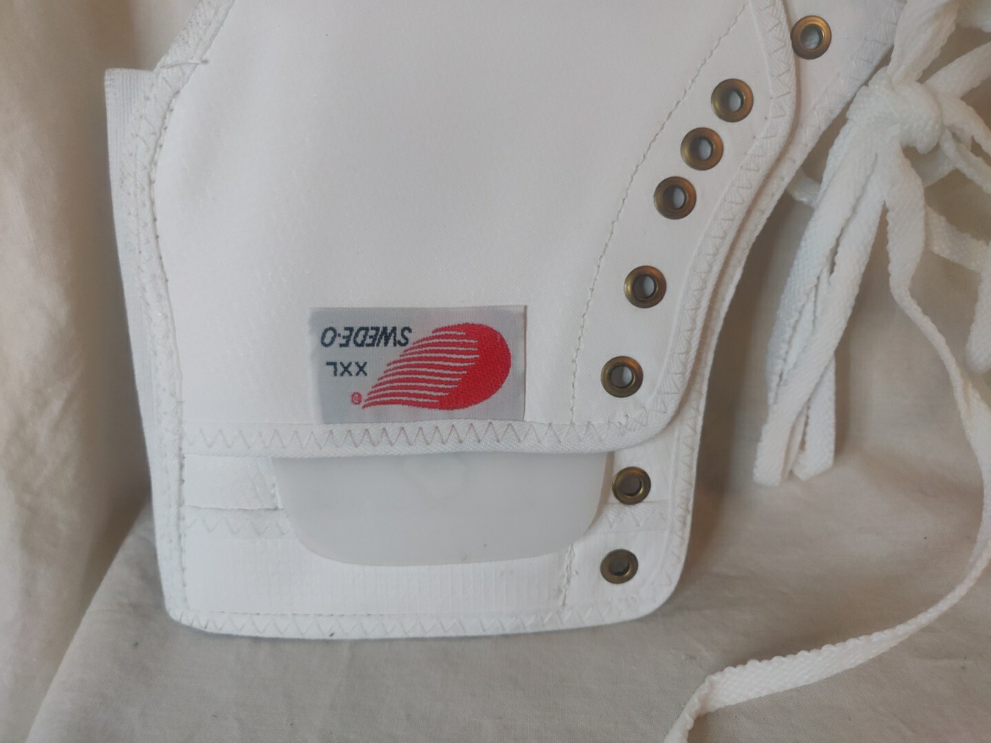 SWEDE-O Ankle Lok Brace Size XXL (US Sz 15+) White Lace/Strap