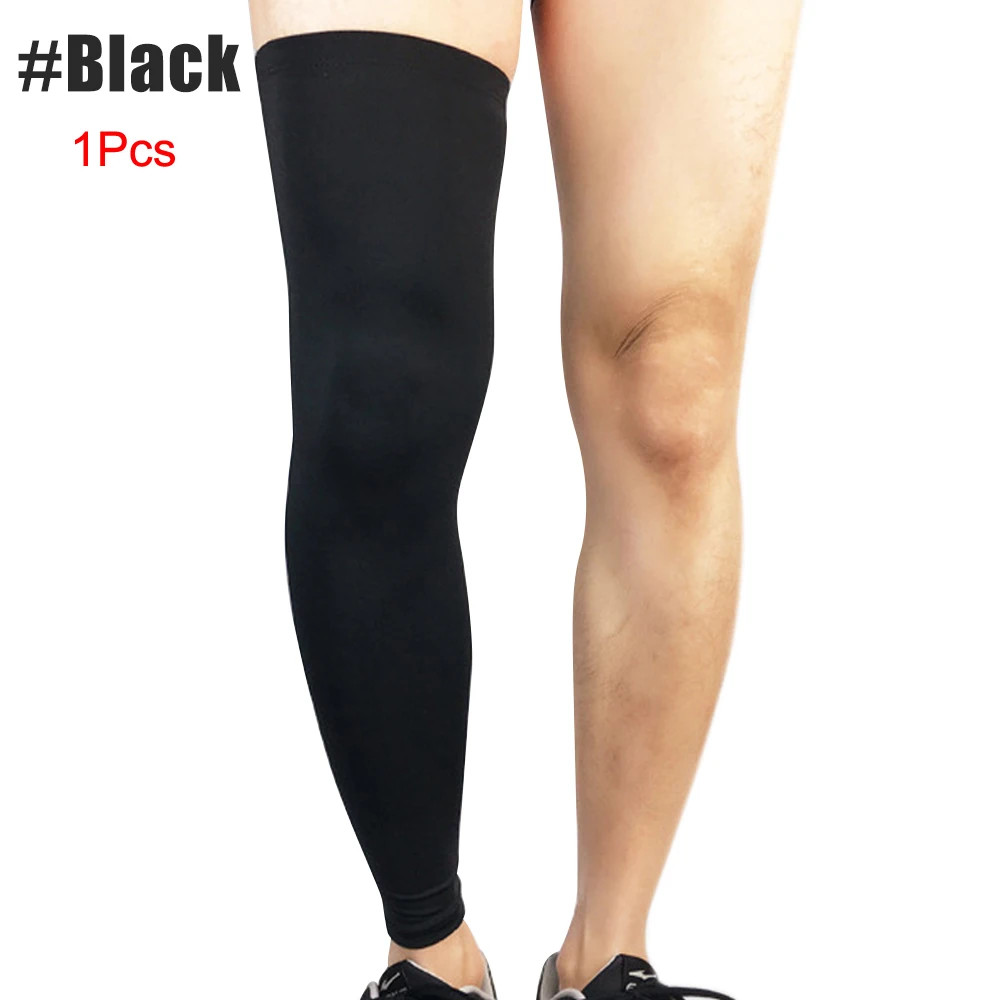 1Pcs Sports Compression Full Leg Sleeve – for Men and Women. Support for Knee,