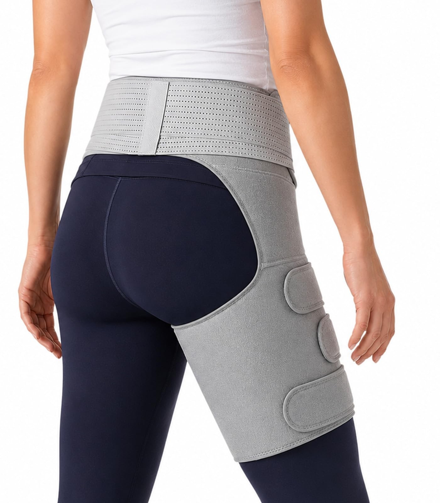 Adjustable Hip Brace For Sciatica Pain Relief Groin And Thigh Compression Wrap