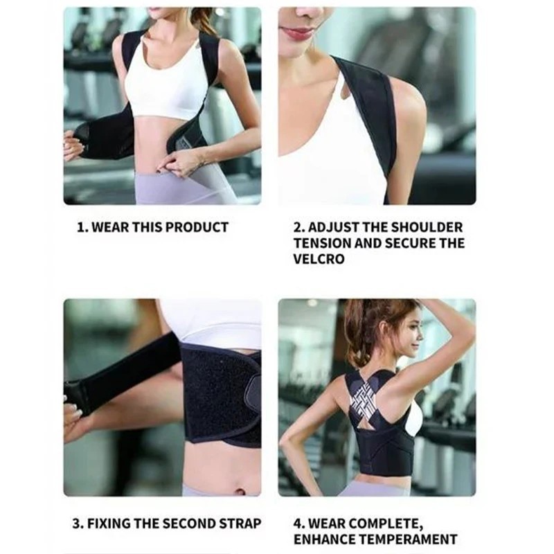 Posture Corrector for Women and Men,Back Brace Shoulder Straightener Adjustable