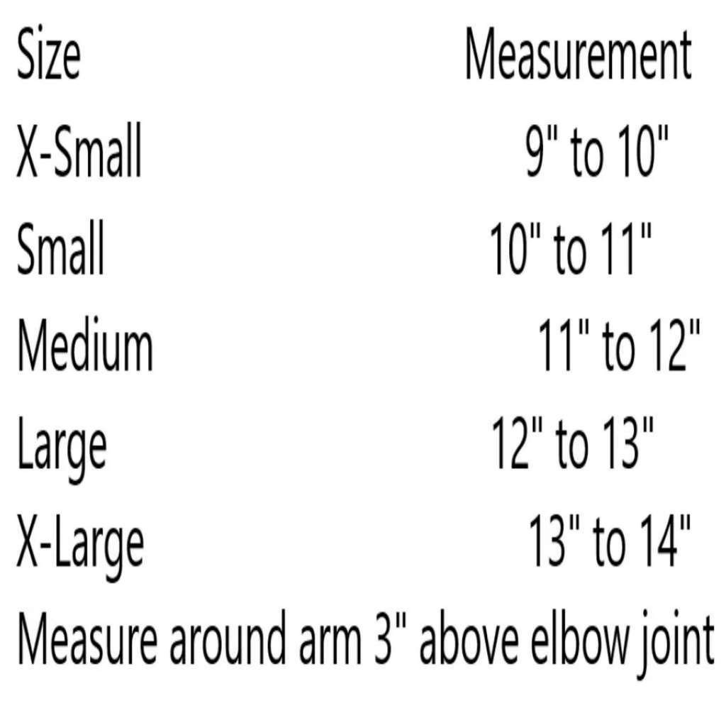 DJO Bell-Horn Compressive Elbow Support w/Viscoelastic Insert X-Large