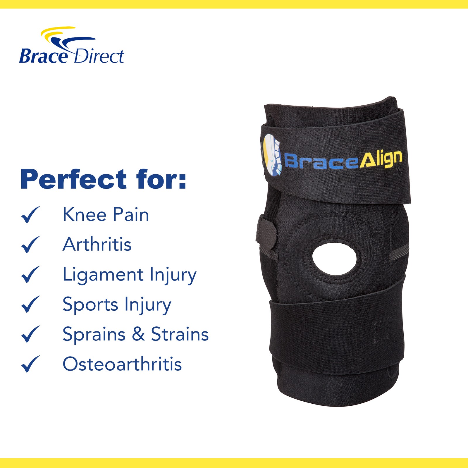 ROM Hinged Knee Brace: Maximum Support PDAC L1833 L1832 For ACL/PCL Injuries