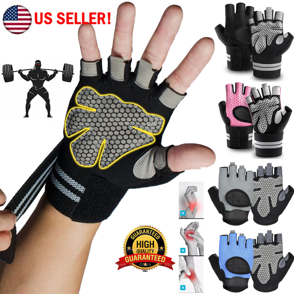 Guantes De Gimnasio Entrenamiento Para Levantamiento De Pesas Hombres & Mujeres