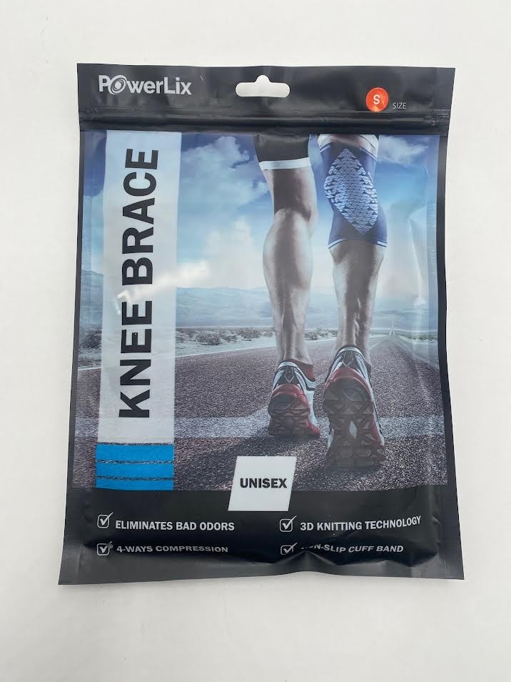 PowerLix Knee Brace Compression Knee Sleeve Lot of 2 Small Black
