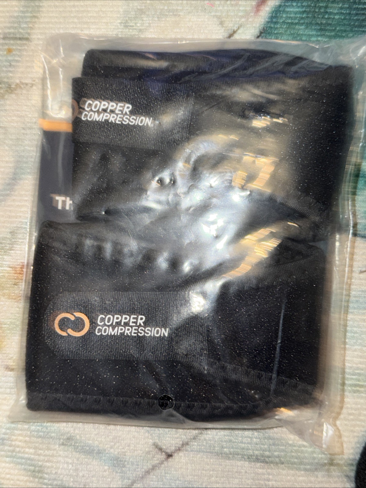 Genuine and Copper Compression Arch Support New Sealed 1 Pair Black Works Well