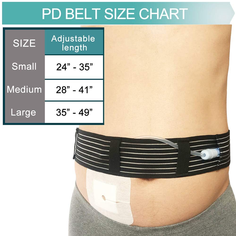 Peritoneal Dialysis Belt Stretch PD Catheter Holder Breathable Support